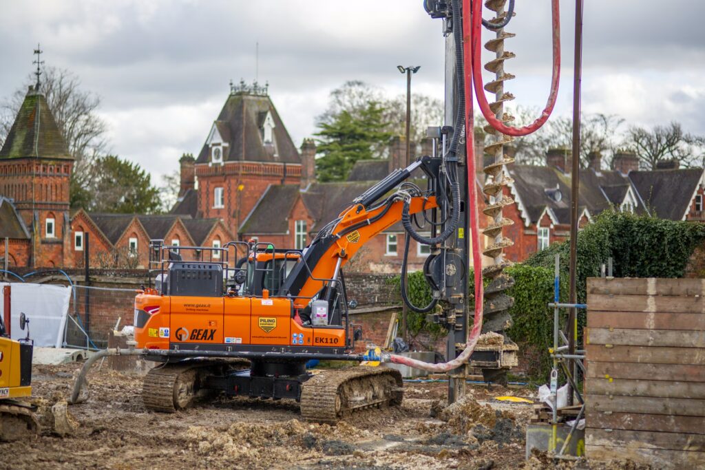 A Pilling machine at Rayners Penn