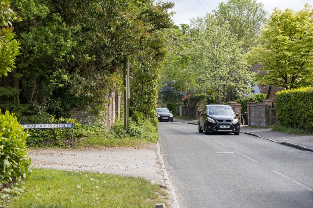 A photo of the opening for St Margarets Close
