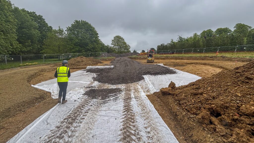 Works on the Rayners Penn site in Summer / Autumn